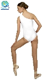 BODY DANZA LYCRA MONOSPALLA BIANCO DONNA